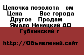 Цепочка позолота 50см › Цена ­ 50 - Все города Другое » Продам   . Ямало-Ненецкий АО,Губкинский г.